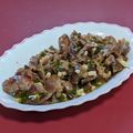 El cooksnap de Jesús Ruiz cuando hizo Mollejas de pollo.