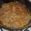 El cooksnap de Egla Marilin García cuando hizo Filete de pescado seco con garbanzos y papas.