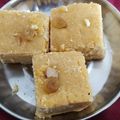 Rekha Vora's cooksnap of when they made મોહન થાળ(Mohanthal Recipe in Gujarati).