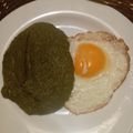 El cooksnap de Maria Paz Dominguez/ @pacitamama en instagram cuando hizo Puré de acelgas o espinacas sin lácteos.