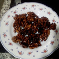 El cooksnap de Doña Merlucines cuando hizo Nueces fritas caramelizadas.