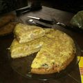 El cooksnap de ludmila muñoz cuando hizo Tortilla de papas con jamón y queso😚.