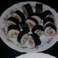El cooksnap de carles cuando hizo Sushi (Futo-maki).