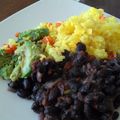 El cooksnap de Isabel Margarita cuando hizo Tazón de Porotos Negros en su Salsa con Arroz Integral.