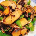 姚佩妘 的 鼓汁糯米椒炒小魚豆乾～熱炒99版本 cooksnap