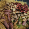 El cooksnap de patrichavez76 cuando hizo Migas murcianas con carne.