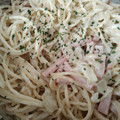 El cooksnap de Sandra cuando hizo Espaguetis con salsa de roquefort.