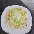 El cooksnap de esecaos cuando hizo Tallarines con calabacín.