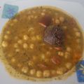 El cooksnap de Vicky cuando hizo Garbanzos con espinacas.