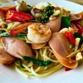 รูป Cooksnap ของ Micky Miyaiki เมื่อเขาทำ สปาเก็ตตี้ขี้เมาทะเล