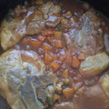 El cooksnap de Evelyn F. Lopez cuando hizo Chuletas de cerdo a la jardinera.