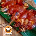 Cooksnap Q'leenalee's Kitchen semasa beliau membuat Sotong Bakar Bersambal.