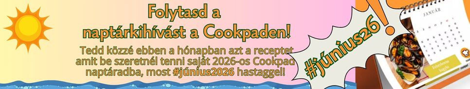 📣 Folytasd 2026-os Cookpad naptárad júniusban is! 📆🗓