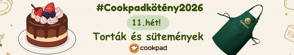 📣 Köténykihívás 2026 a Cookpaden❗️