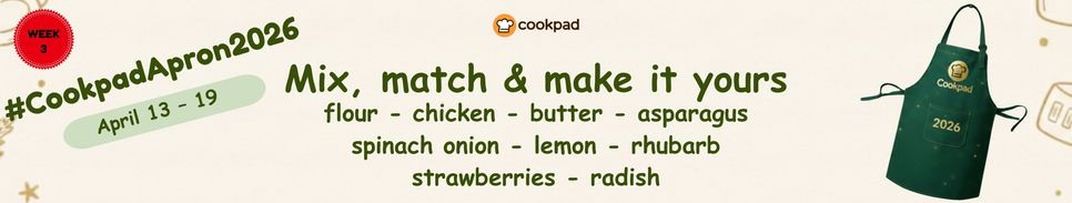Mix, match & make it yours  | Cookpad Apron 2026