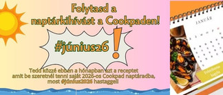 📣 Folytasd 2026-os Cookpad naptárad júniusban is! 📆🗓