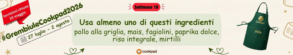 18ª settimana: Grembiule Cookpad 26'