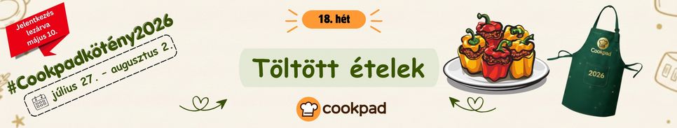 📣 Köténykihívás 2026 a Cookpaden❗️