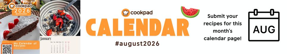 🗓️ Cookpad Calendar Challenge - August 🍉