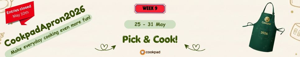 Pick & Cook! | Cookpad Apron 2026