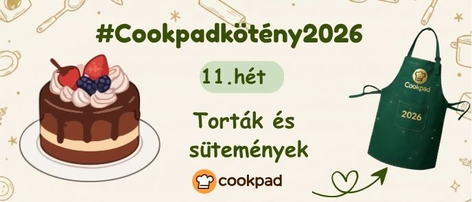 📣 Köténykihívás 2026 a Cookpaden❗️