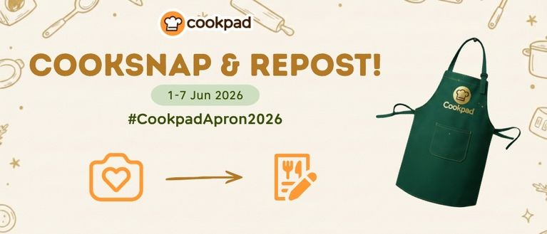 Cookpad Apron 2026: Cooksnap & Repost!