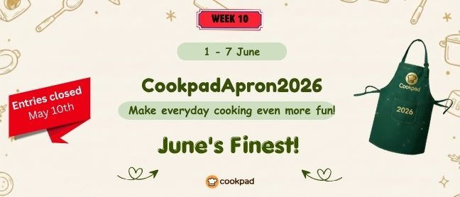 June's Finest! 🌿 | Cookpad Apron 2026