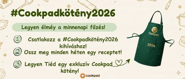 📣 Köténykihívás 2026 a Cookpaden❗️