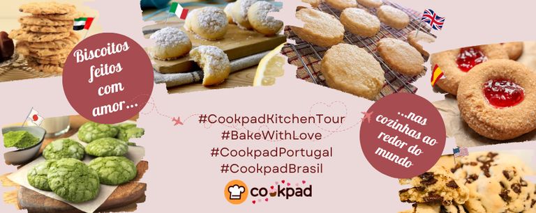 #BakewithLove – Desafio Global de Biscoitos e Bolachas! 🌎💕🍪