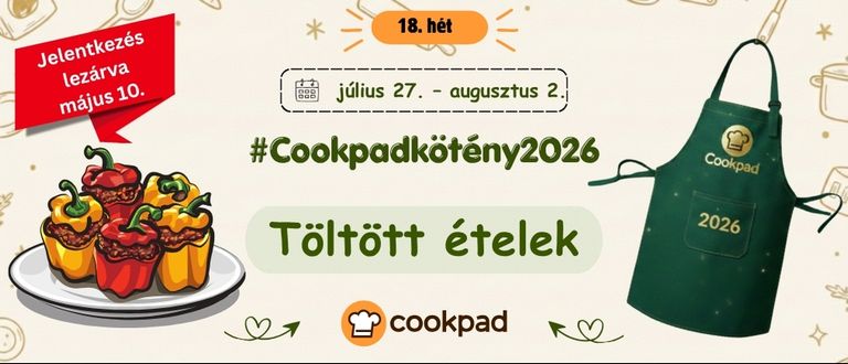 📣 Köténykihívás 2026 a Cookpaden❗️