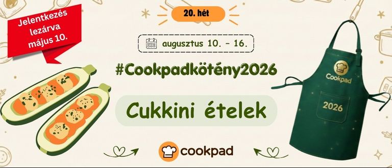 📣 Köténykihívás 2026 a Cookpaden❗️