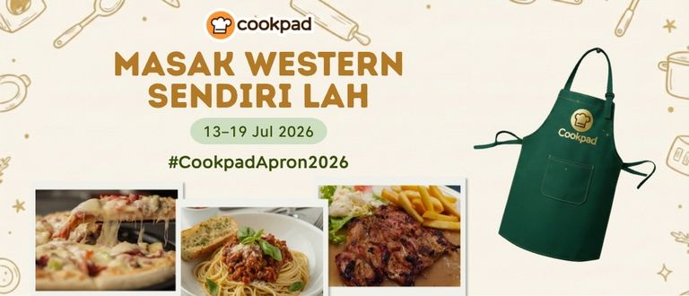Cookpad Apron 2026: Masak Western Sendiri Lah