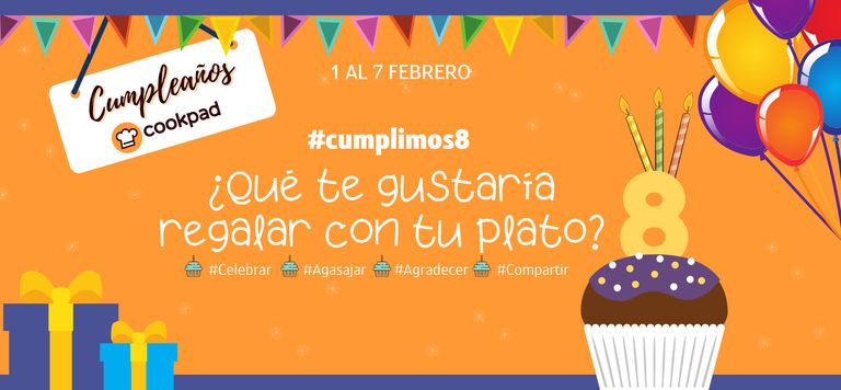#Cumplimos8 ¡Sumate al festejo! 🎂