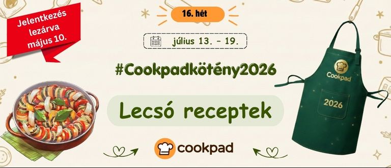 📣 Köténykihívás 2026 a Cookpaden❗️