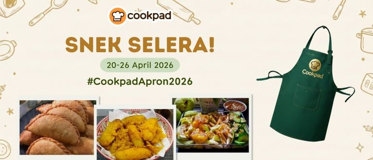 Cookpad Apron 2026: Snek Selera!