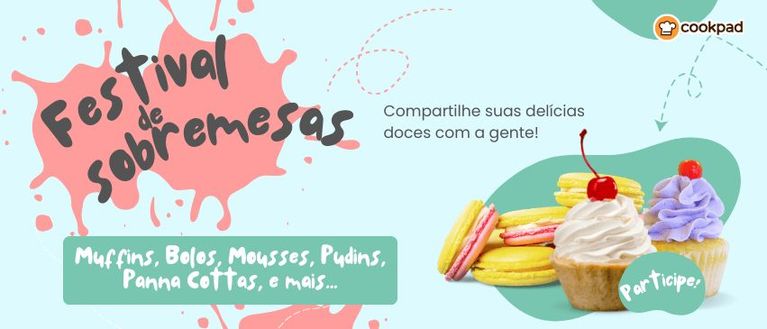 Festival de Sobremesas da Primavera 🌱🌷