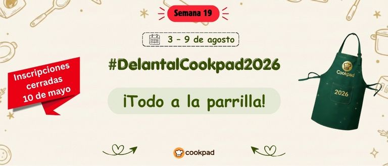 19º semana: Delantal de Cookpad 26'