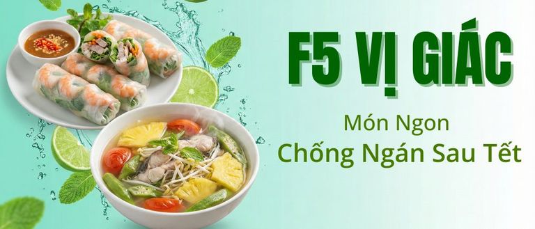 F5 Vị Giác - Món Ngon Chống Ngán 🥗🍋