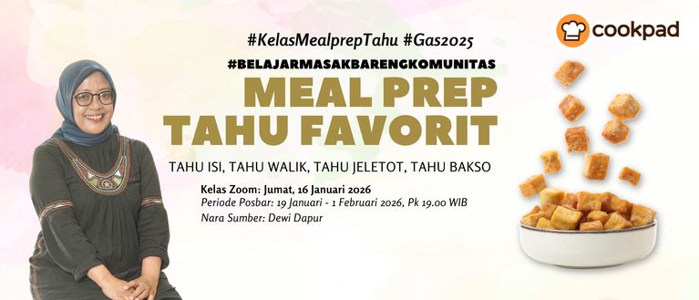 Kelas Komunitas: Meal Prep Tahu Favorit