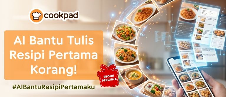 AI Bantu Tulis Resipi Pertama Korang!