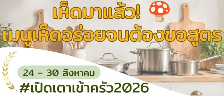 เห็ดมาแล้ว! 🍄 เมนูเห็ดหลากหลายที่อร่อยจนต้องขอสูตร