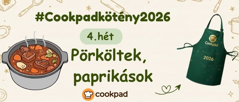 📣 Köténykihívás 2026 a Cookpaden❗️