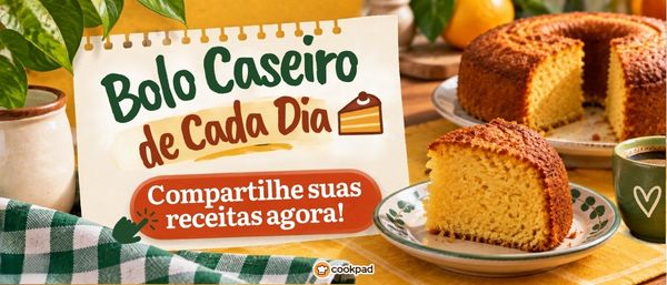 Bolo Caseiro de Cada Dia 🍰☕