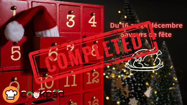 Le calendrier gourmand de Décembre !