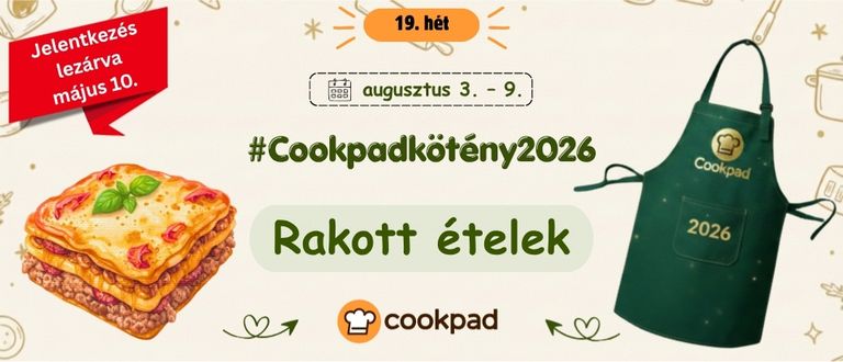 📣 Köténykihívás 2026 a Cookpaden❗️