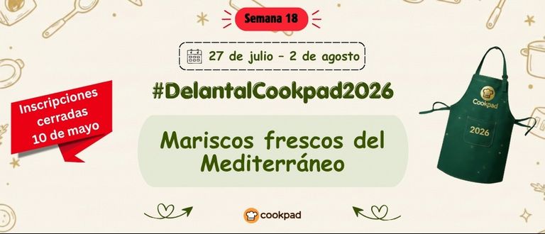 18º semana: Delantal de Cookpad 26'
