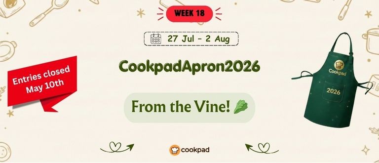From the Vine! 🥬 | Cookpad Apron 2026