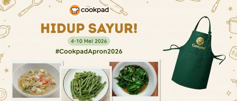 Cookpad Apron 2026: Hidup Sayur!