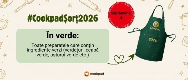 Cookpad Sort 2026. Săptămână 4