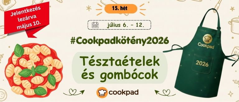 📣 Köténykihívás 2026 a Cookpaden❗️